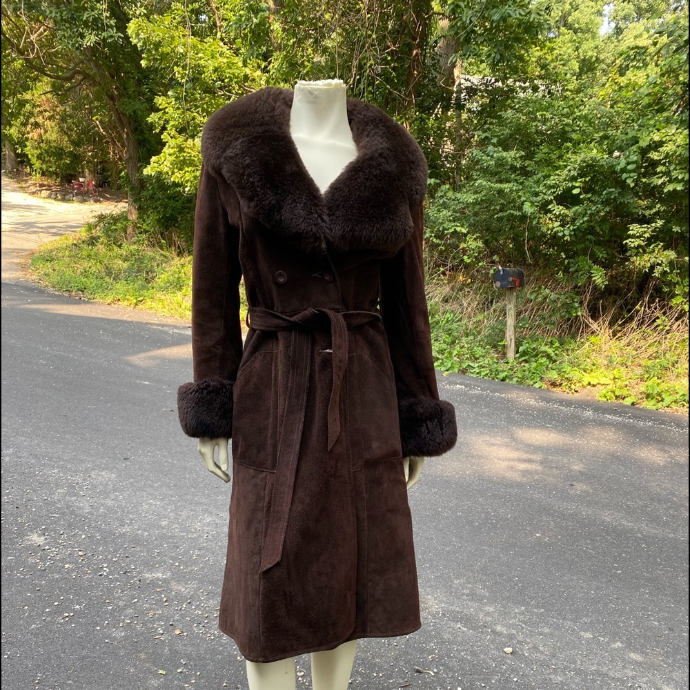 Beautiful Chocolate Vintage Shearling